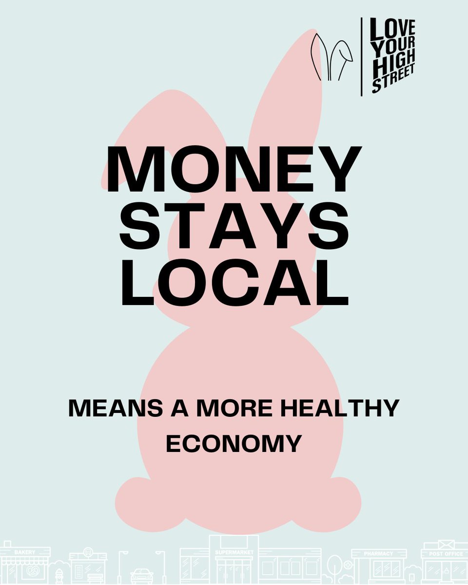 Show pride in your high streets! 

Download our free Hop to your Local Shop tool-kit for #LYHS this easter  bit.ly/Love-Your-High…

#RetailSupport #LYHS #LoveLocal #ShopLocal