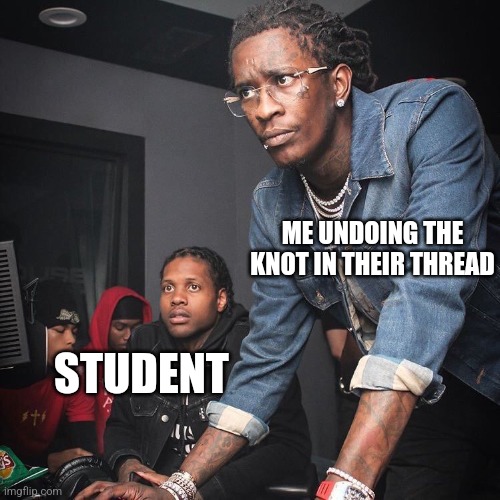 Knots happen to the best of us 😔