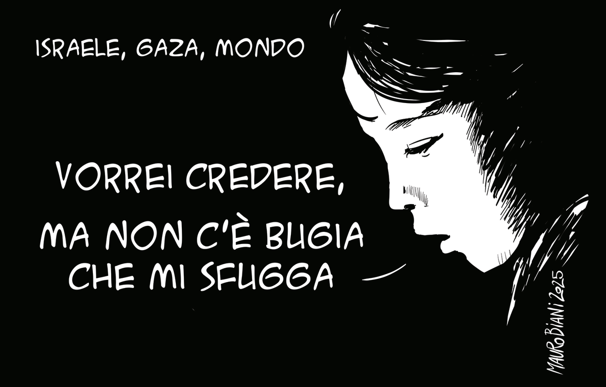 maurobiani's tweet photo. #Israele #Gaza #distruzione #stragi #mondo 
Volevamo.
Purtroppo non c'è bugia che ci sfugga.
Oggi per @repubblica https://t.co/cyXGoiBOJR