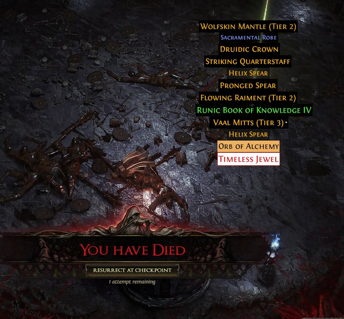 The pain. PoE2 Players will understand.