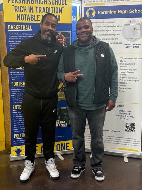 DetroitPer81238's tweet image. The question was asked, “would I get any look from colleges at PERSHING”? 🧐