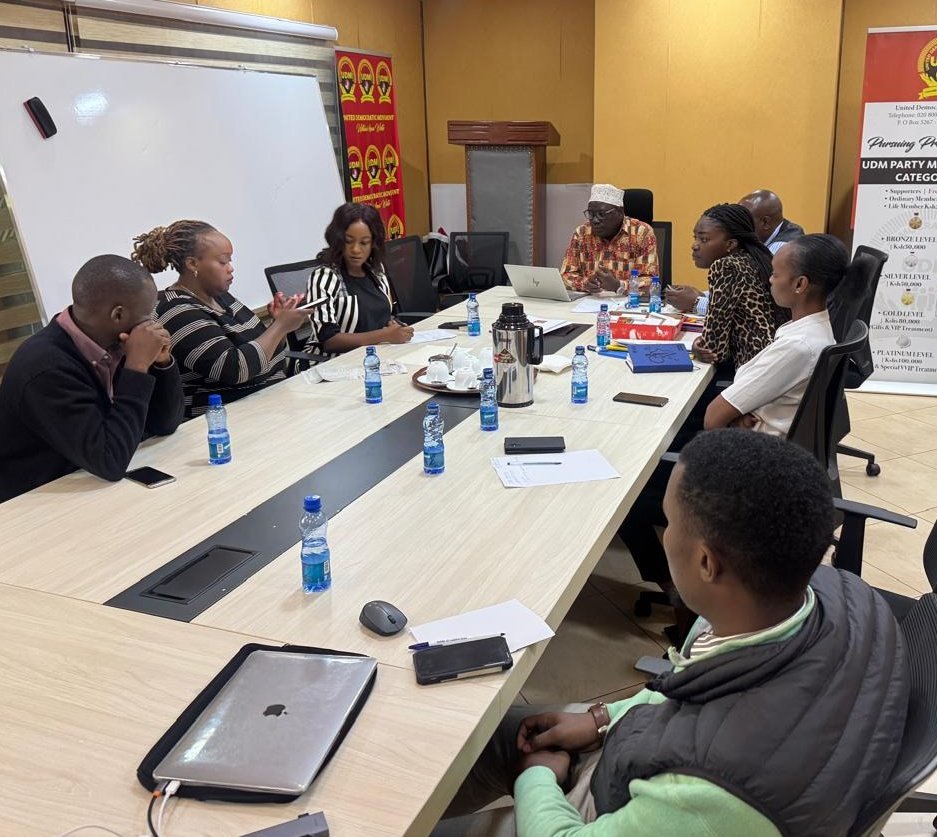 We today hosted team from <a href="/ORPPKenya/">ORPPKenya</a> at our UDM Party Kenya headquarters for inspection of <a href="/UDMKenya/">United Democratic Movement (UDM)</a> office and compliance with political parties act.