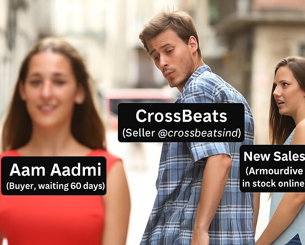 chintantweets's tweet photo. @crossbeatsind Replacements are out of stock for product under warranty .. but new sales across all channels has plenty in stock

@RockWithboAt @FastrackWorld @beatXPofficial @AmbraneIndia @ptronindia @amkette @SonodyneIndia

@jagograhakjago @BandBajaateRaho  @memeficlub @meme https://t.co/J1zexeudtm