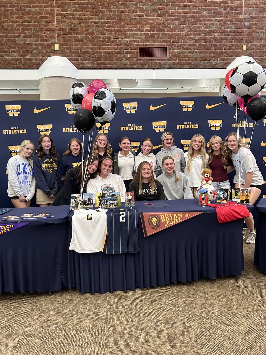 webb_athletics's tweet photo. Congratulations to Caroline, Jason, Caleb, Jackson, and Armaan from The Webb School for their remarkable achievements in pursuing athletic careers at such prestigious colleges! #feetelite https://t.co/G4E5s5LLsu