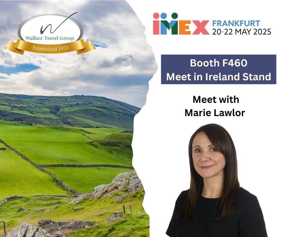 Are you heading to #IMEXFrankfurt 
Let’s catch up on all things Irish, perfect destination for your Incentive or Conference. 
If you would like to schedule an appointment with me, jump on the portal or send me message.I’ll be exhibiting on the Meet in Ireland stand F460 ☘️