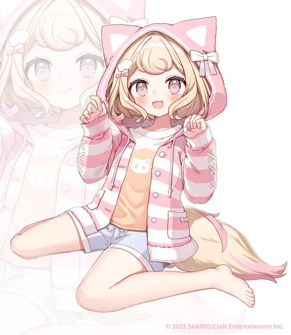 【お仕事告知】にゃんたじあ!所属、若魔雲ふわり様( )のASMRイメージイラストをお仕立てさせていただきました!何卒よろしくお願いいたします!#ふわりのあとりえ 