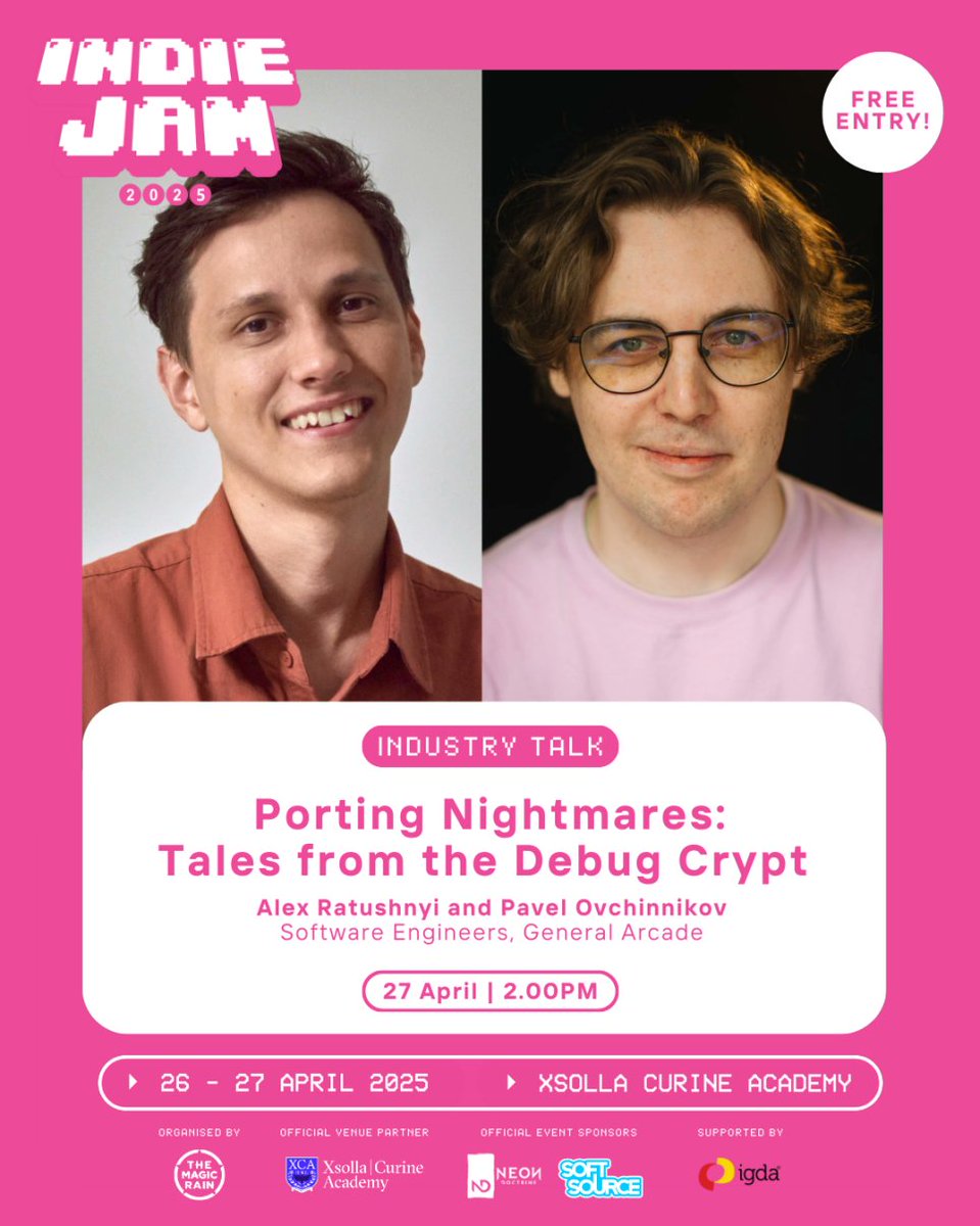 Join Alex Ratushnyi and Pavel Ovchinnikov from General Arcade as they dig up the scariest bugs they've faced when porting games to consoles. Expect crashes in strange languages, physics gone rogue, and lessons learned the hard way.