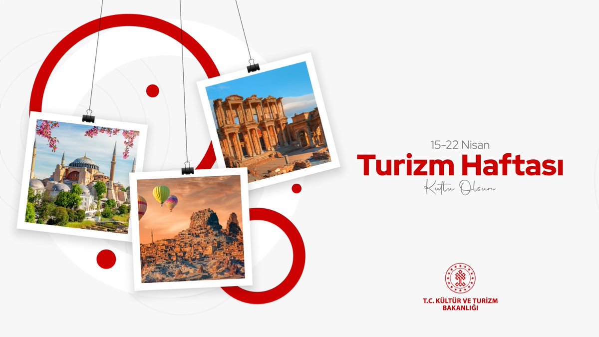 Doğal güzellikleri, köklü tarihî ve zengin kültürel mirasıyla dünya turizminde öncü ülkeler arasında yer alan ülkemizin bu güçlü potansiyelini daha da ileriye taşımak için çalışmalarımızı kararlılıkla sürdürüyoruz.
 #TurizmHaftası kutlu olsun.