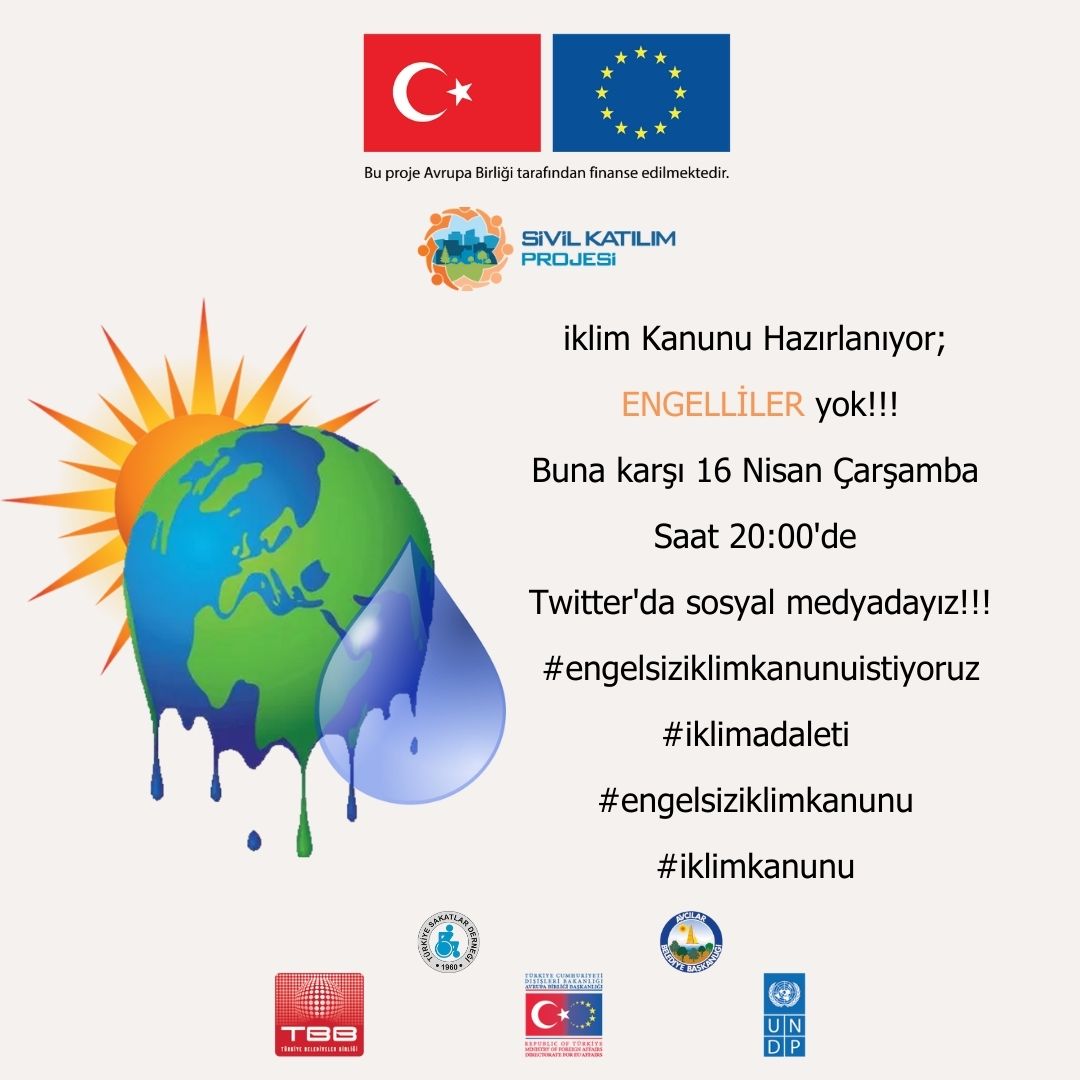 Saat:20:00'de #engelsiziklimkanunuistiyoruz #iklimadaleti  #engelsiziklimkanunu  #iklimkanunu
desteklerinizi bekliyoruz!!!