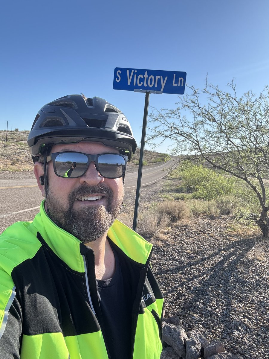 #TaxTwitter celebrating completion of my 27th tax season with a 25 mile bicycle ride to Victory lane