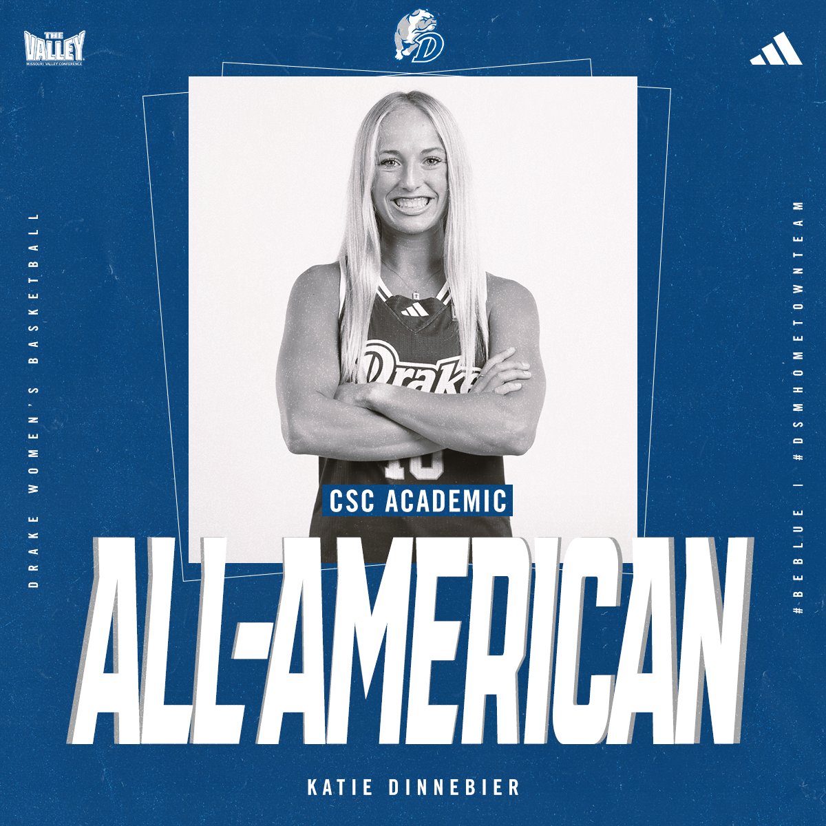 Drake Women's Hoops (@drakewbb) on Twitter photo ๐๐จ๐ฎ๐ซ๐ญ & ๐๐ฅ๐๐ฌ๐ฌ๐ซ๐จ๐จ๐ฆ
Senior <a href="/katiedinnebier/">katie dinnebier</a> has been named to the Academic All-America Team by <a href="/CollSportsComm/">College Sports Communicators</a> โผ๏ธ๐
๐๐ฐโก๏ธ bit.ly/3RQksUj
#BeBlue | #DSMHometownTeam ๐๐จ๐ฎ๐ซ๐ญ & ๐๐ฅ๐๐ฌ๐ฌ๐ซ๐จ๐จ๐ฆ
Senior <a href="/katiedinnebier/">katie dinnebier</a> has been named to the Academic All-America Team by <a href="/CollSportsComm/">College Sports Communicators</a> โผ๏ธ๐
๐๐ฐโก๏ธ bit.ly/3RQksUj
#BeBlue | #DSMHometownTeam