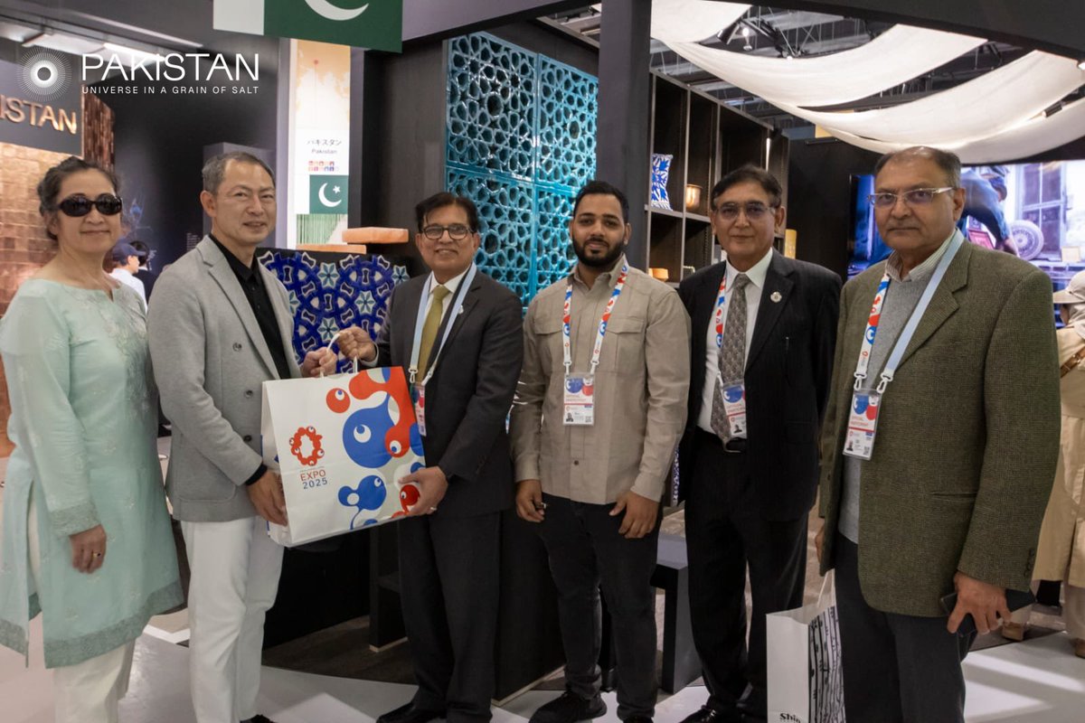 Pakistan Pavilion at Expo 2025 Osaka (@pakatworldexpo) on Twitter photo The Ambassador of Japan to Pakistan Visits the Pakistan Pavilion at Expo 2025 Osaka.
We were honored to welcome H.E. Mr. Shuichi Akamatsu, Ambassador of Japan to Pakistan, and his spouse to the Pakistan Pavilion today.
<a href="/official_tdap/">Trade Development Authority Of Pakistan (TDAP)</a> <a href="/Emergingpk/">Emerging Pakistan</a> <a href="/PakinJapan/">Pakistan Embassy Japan</a> <a href="/expo2025japan/">Expo 2025 Osaka Kansai</a> The Ambassador of Japan to Pakistan Visits the Pakistan Pavilion at Expo 2025 Osaka.
We were honored to welcome H.E. Mr. Shuichi Akamatsu, Ambassador of Japan to Pakistan, and his spouse to the Pakistan Pavilion today.
<a href="/official_tdap/">Trade Development Authority Of Pakistan (TDAP)</a> <a href="/Emergingpk/">Emerging Pakistan</a> <a href="/PakinJapan/">Pakistan Embassy Japan</a> <a href="/expo2025japan/">Expo 2025 Osaka Kansai</a>