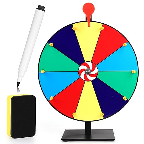 I just received Spinning Prize Wheel, 10 Slots Tabletop Prize Wheel Spinner with Stand 12 inch Roulette Wheel with Dry Erase &amp; Marker for Carnivals, Trade Shows, Holiday Activities, Win Fort from dant11 via Throne. Thank you! throne.com/chloeredsell #Wishlist #Throne