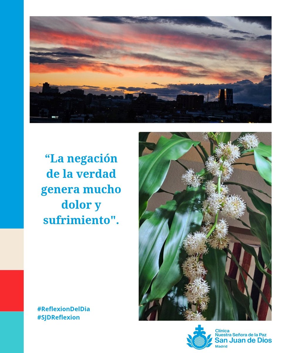 “La negación de la verdad genera mucho dolor y sufrimiento".
#lapazsaludmental #lapazsjd #reflexiondeldia #sjdreflexion