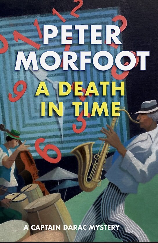 6th Captain Darac Mystery, ‘A Death in Time’,  launch April 24th 
St Botolph’s church Trumpington St Cambridge.
For free place: info@bodiesinthebookshop.co.uk
or visit shop 1a, St Botoph’s Lane. Author talk; live jazz etc <a href="/CamJazzFest/">Cambridge Jazz Fest 2025</a> <a href="/Cambslive/">Cambridgeshire Live</a> <a href="/BBCCambs/">BBC Cambridgeshire</a>