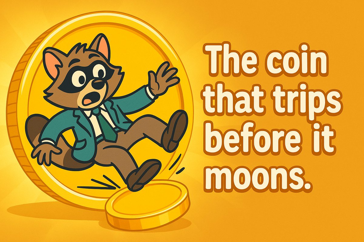 CoinClumsy's tweet photo. The only coin that fumbles its way to the moon…
Because perfection is overrated.
#ClumsyCoin #CryptoMeme #ToTheMoon #Web3 #CryptoHumor #memecoin https://t.co/5s4MO0tJJz