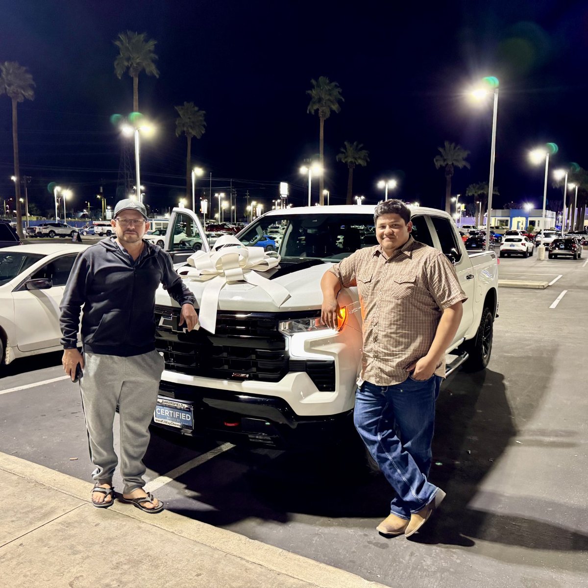 Congrats Rodrigo on your Certified Pre-Owned Chevy Silverado Trailboss! Visit the Three-Way Chevrolet Pre-Owned Sales center for your next vehicle today at 4501 Wible Road. #usedcars