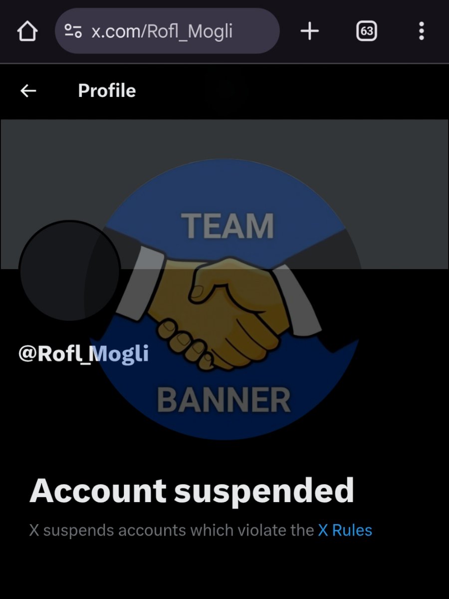 SuspenderTeam's tweet photo. Dear @X, your suspension of @Rofl_Mogli for hateful conduct is a step in the right direction. Anti-Hindu and anti-India content has no place here. Keep enforcing rules fairly. #SaferX https://t.co/9BIZaffOW1