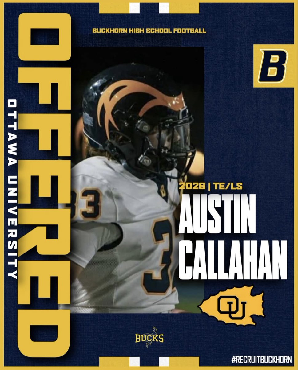 Austin Callahan 3⭐️ (@austin_cftbl) on Twitter photo Extremely blessed and grateful to receive my first offer from <a href="/OttawaBravesFB/">Ottawa Braves Football</a> thank you to <a href="/CoachNickDavis/">Nick Davis</a> and <a href="/kylekramer82/">Coach Kramer</a> for the Oppurtunity.#GoBraves <a href="/Coach__DGreen/">David Green</a> <a href="/Bucks_Football1/">Buckhorn Football</a> <a href="/AL6AFootball/">Alabama6AFootball</a> <a href="/RecruitBuckhorn/">Buckhorn Football Recruiting</a> Extremely blessed and grateful to receive my first offer from <a href="/OttawaBravesFB/">Ottawa Braves Football</a> thank you to <a href="/CoachNickDavis/">Nick Davis</a> and <a href="/kylekramer82/">Coach Kramer</a> for the Oppurtunity.#GoBraves <a href="/Coach__DGreen/">David Green</a> <a href="/Bucks_Football1/">Buckhorn Football</a> <a href="/AL6AFootball/">Alabama6AFootball</a> <a href="/RecruitBuckhorn/">Buckhorn Football Recruiting</a>