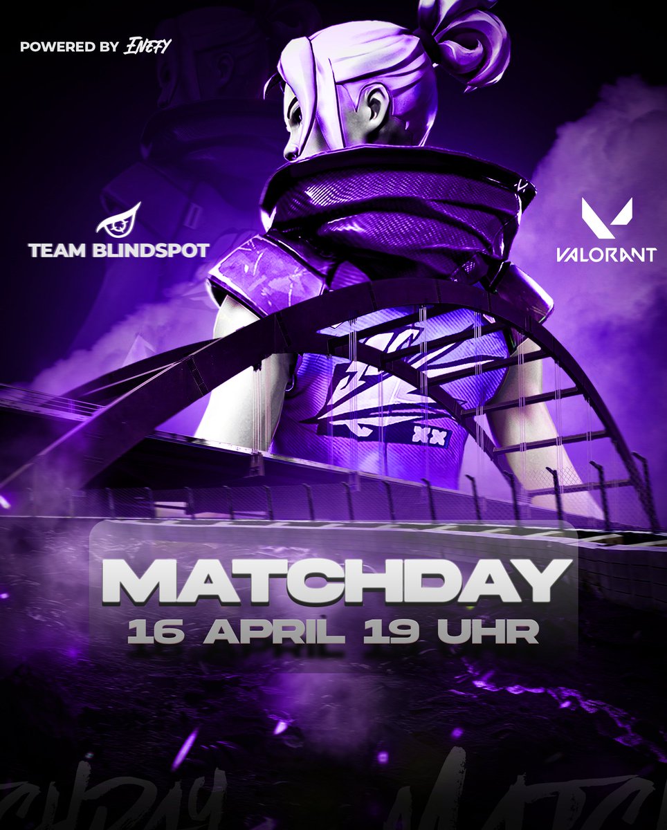 BS Valorant (@bs_valorant) on Twitter photo Equal eSports Queens Matchday
Unser Female Team Blindspot Kunai trifft im heutigen Game auf <a href="/VCGN_Midnight/">VCGN Midnight</a>
#FindTheBlindspot Equal eSports Queens Matchday
Unser Female Team Blindspot Kunai trifft im heutigen Game auf <a href="/VCGN_Midnight/">VCGN Midnight</a>
#FindTheBlindspot
