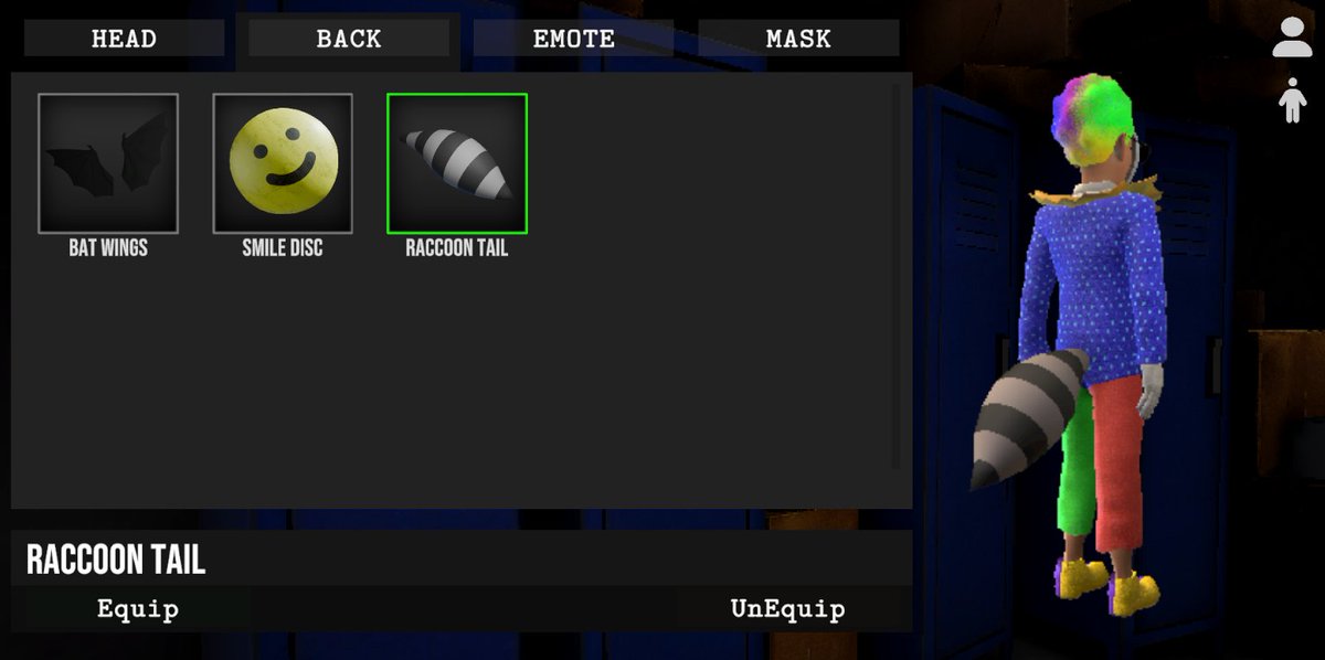 Echomune's tweet photo. New Update out for Survive Society. It's got a Raccoon Statue, A giant Monster Raccoon and a Raccoon Tail Cosmetic! https://t.co/A8SKzwrWyZ