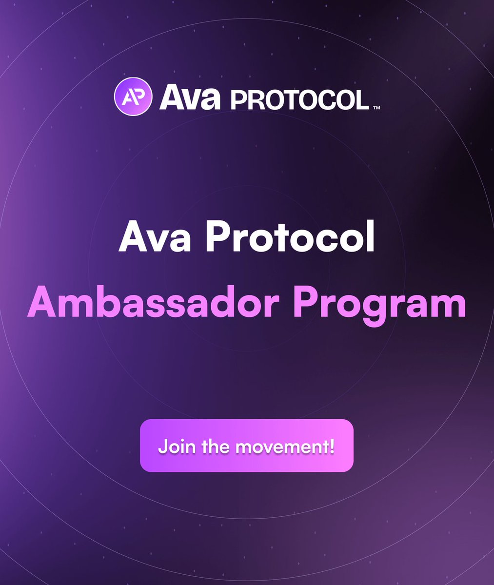 0xQisap's tweet image. Want to be part of the next-gen Web3 revolution?
@ava_protocol is launching its Ambassador Program!

If you&apos;re into zk tech, DeFi &amp;amp; community building — this is your chance to shine!

Apply now:
docs.google.com/forms/d/e/1FAI…

#AvaProtocol #Web3 #AmbassadorProgram