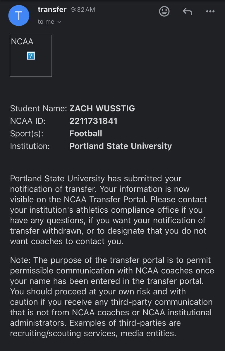 Officially in the portal!