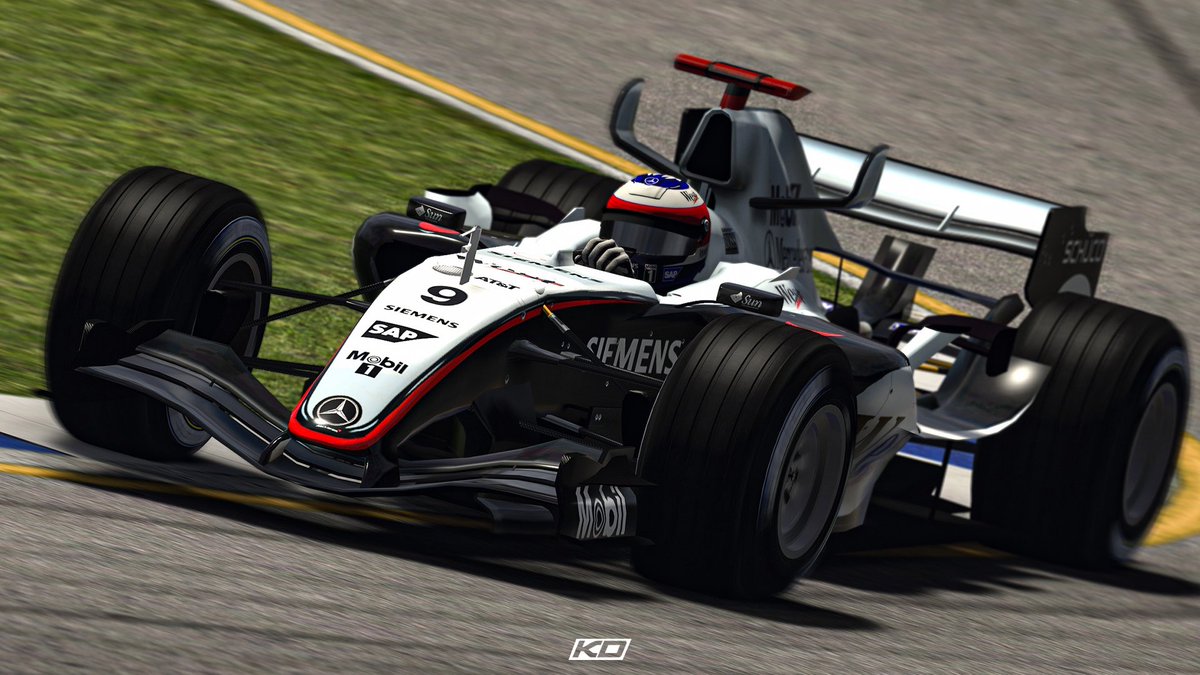 Comfortably one if not the best F1 cars in its history.

Back in 05 I fell in love with this beast, and 20 years later I finish the complete the full season livery set!

30 liveries, including Pre season testing, the iconic West livery &amp; so many more!

Available now on Patreon!