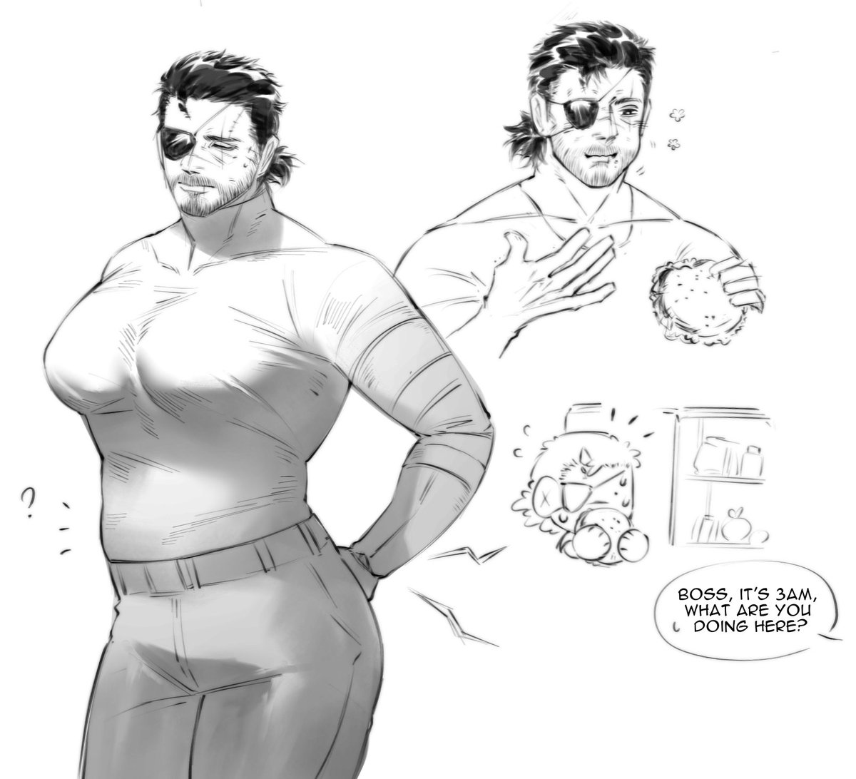 Venom Snake and his mysterious sudden craving?? 😦😦😦 omg what COULD possibly cause that??

#venomsnake #mgs #MetalGearSolid