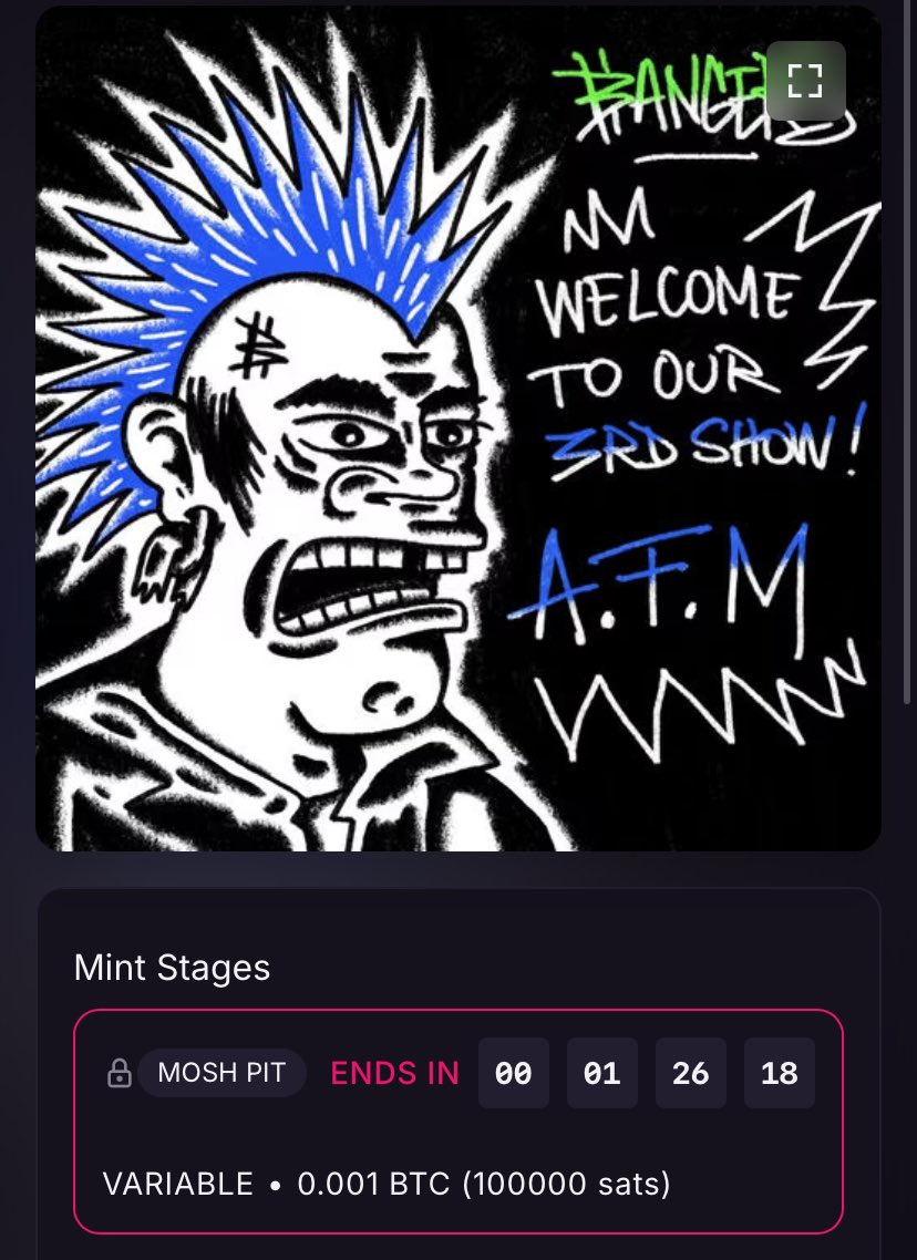 You gotta listen to the crowd.

New price and the mosh pit is extended for 1 more hour until going public.

For the few collectors that bought at OG price head to the discord and read the announcement.

The show must go on,

Thanks