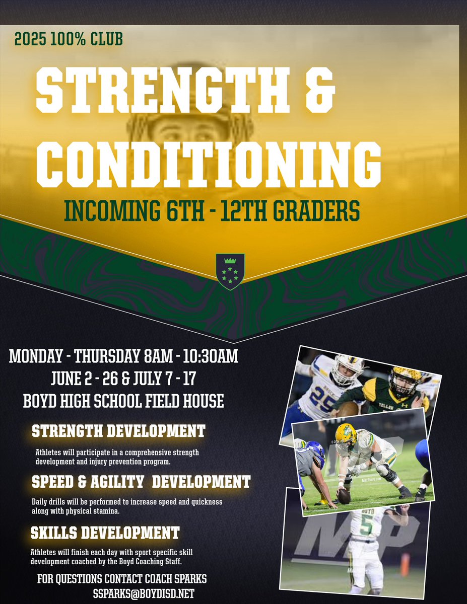 Summer Workouts are set! Be there….
#Swarmthestate