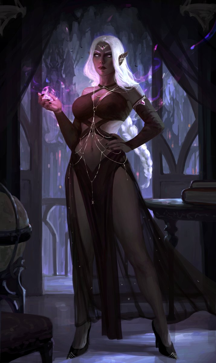 wawtman's tweet image. My art in purple 💜