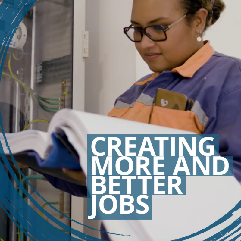 WorldBankGroup's tweet photo. Over the next decade, 1.2B young people will reach working age, but only 420M jobs are expected. This leaves hundreds of millions without a clear path to employment, impacting global development. @WorldBank is addressing this with a three-part approach.