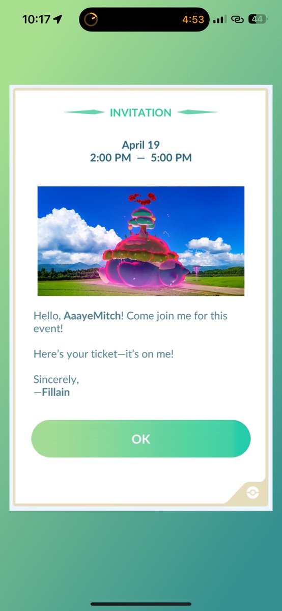 I’m so grateful! Thank you so much!! <a href="/JudyWu105/">Judy Wu</a> <a href="/FillainPoGo/">Fillain</a>