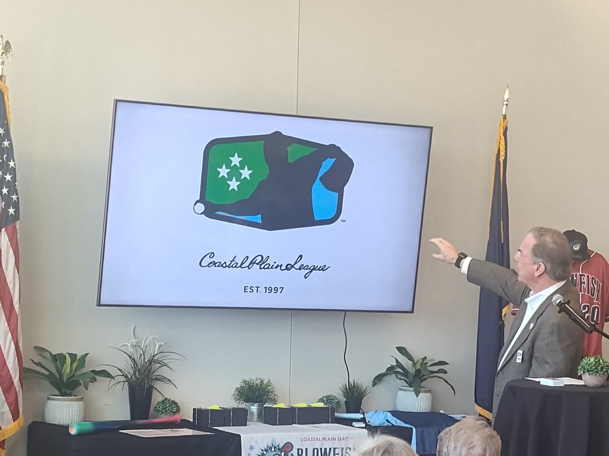 Thomas Grant Jr. (@junebugnewyork) on Twitter photo @goblowfish co-owner introduces the new logo for the <a href="/CPLBaseball/">Coastal Plain League</a> now owned by the Durham Bulls. <a href="/billshanahan24/">Bill Shanahan</a> @goblowfish co-owner introduces the new logo for the <a href="/CPLBaseball/">Coastal Plain League</a> now owned by the Durham Bulls. <a href="/billshanahan24/">Bill Shanahan</a>