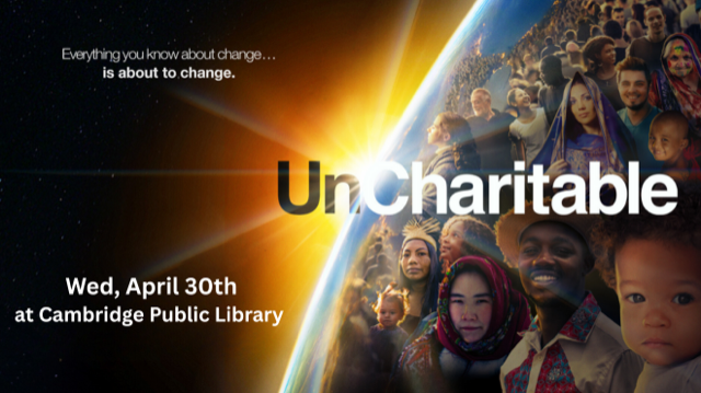 CambNonprofits's tweet photo. Free Screening of UnCharitable!

Join CNC for a free screening of UnCharitable, a bold film. Watch alongside local nonprofit staff, board members, volunteers and neighbors.
Wed, April 30, at Cambridge Public Library.
Register: https://t.co/mH95lPr1wk https://t.co/KTEG5erEYb