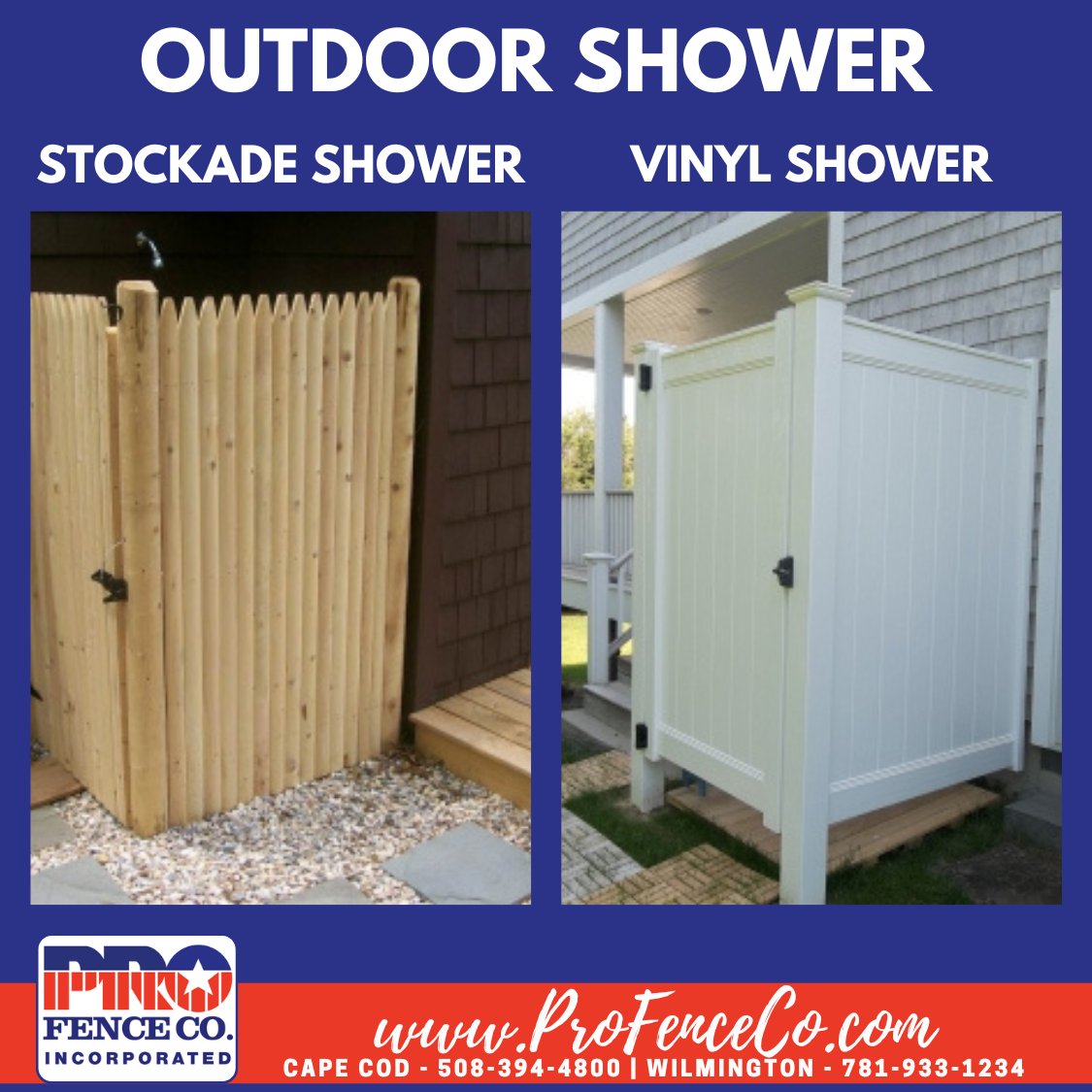 ProFenceCO1's tweet image. Nothing beats rinsing off under an outdoor shower after a day at the beach or by the pool. At PRO Fence, we offer outdoor showers in classic stockade wood or sleek vinyl. Both add a touch of luxury to your outdoor space.

#OutdoorShower #PROFence

bit.ly/3sCvgan