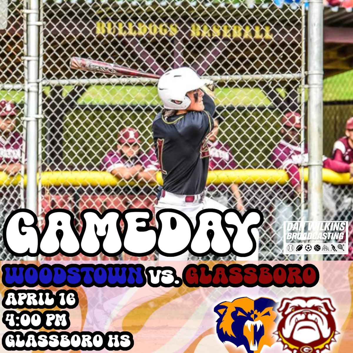 Some ball right in our backyard.

⚾️WOODSTOWN vs. GLASSBORO
⏰4:00pm
📺youtube.com/live/vIFQ2PTh5…

📸JOCK Sports Photography 

#DWBroadcasting
