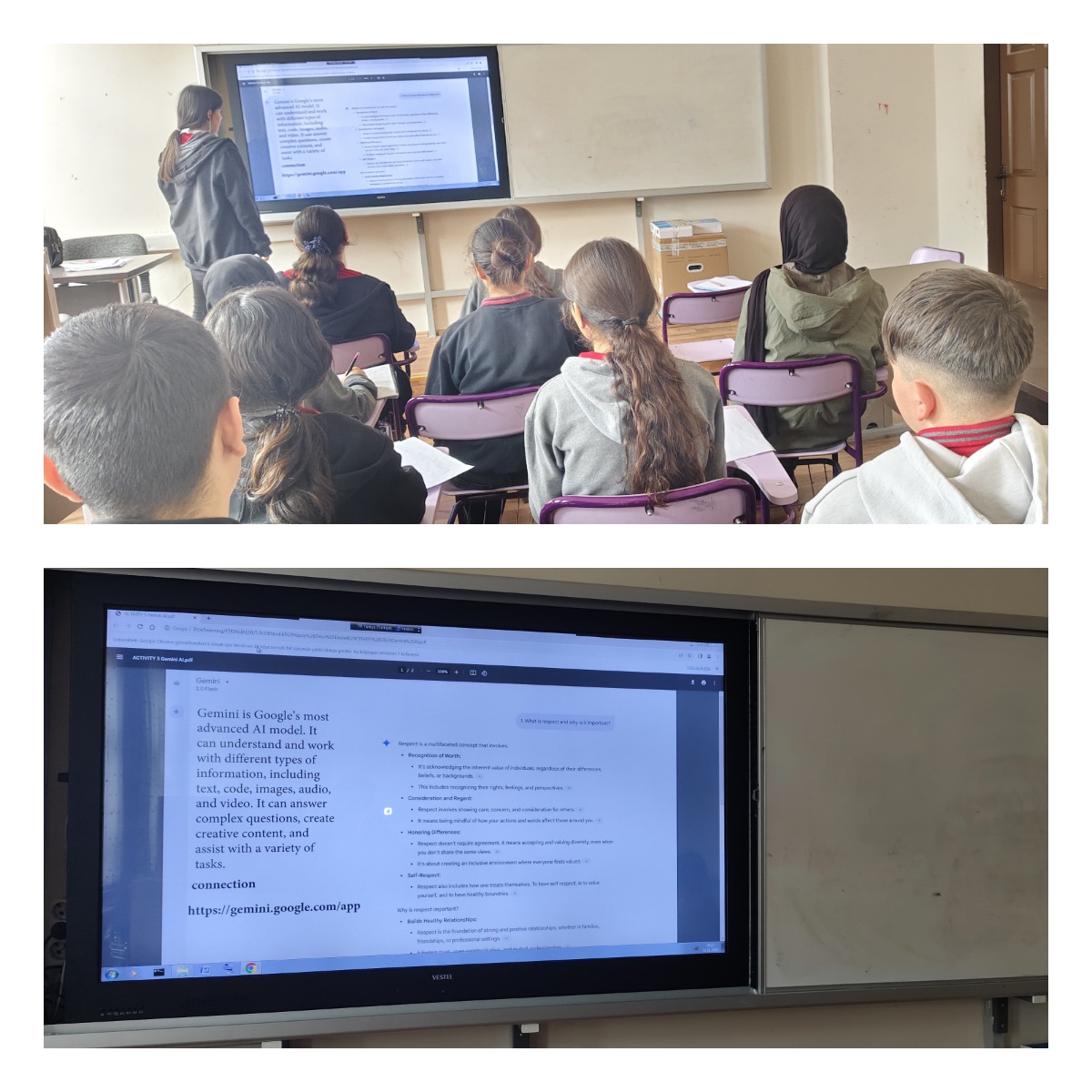 Öğretmenimiz Ramazan Güler’in fikir kuruculuğunu yaptığı "Değer Kartlarıyla Ahlaki Gelişim" eTwinning projesi, Azerbaycan ve Çekya’dan ortaklarla başarıyla sürdürülmektedir.
<a href="/Yusuf__Tekin/">Yusuf Tekin</a>
<a href="/vali_zorluoglu/">Murat Zorluoğlu</a>
<a href="/Yunus__ATAMAN/">Yunus ATAMAN</a>
<a href="/Murat4Kucukali/">Murat Küçükali</a>
<a href="/husamettin_atli/">Hüsamettin ATLI</a>