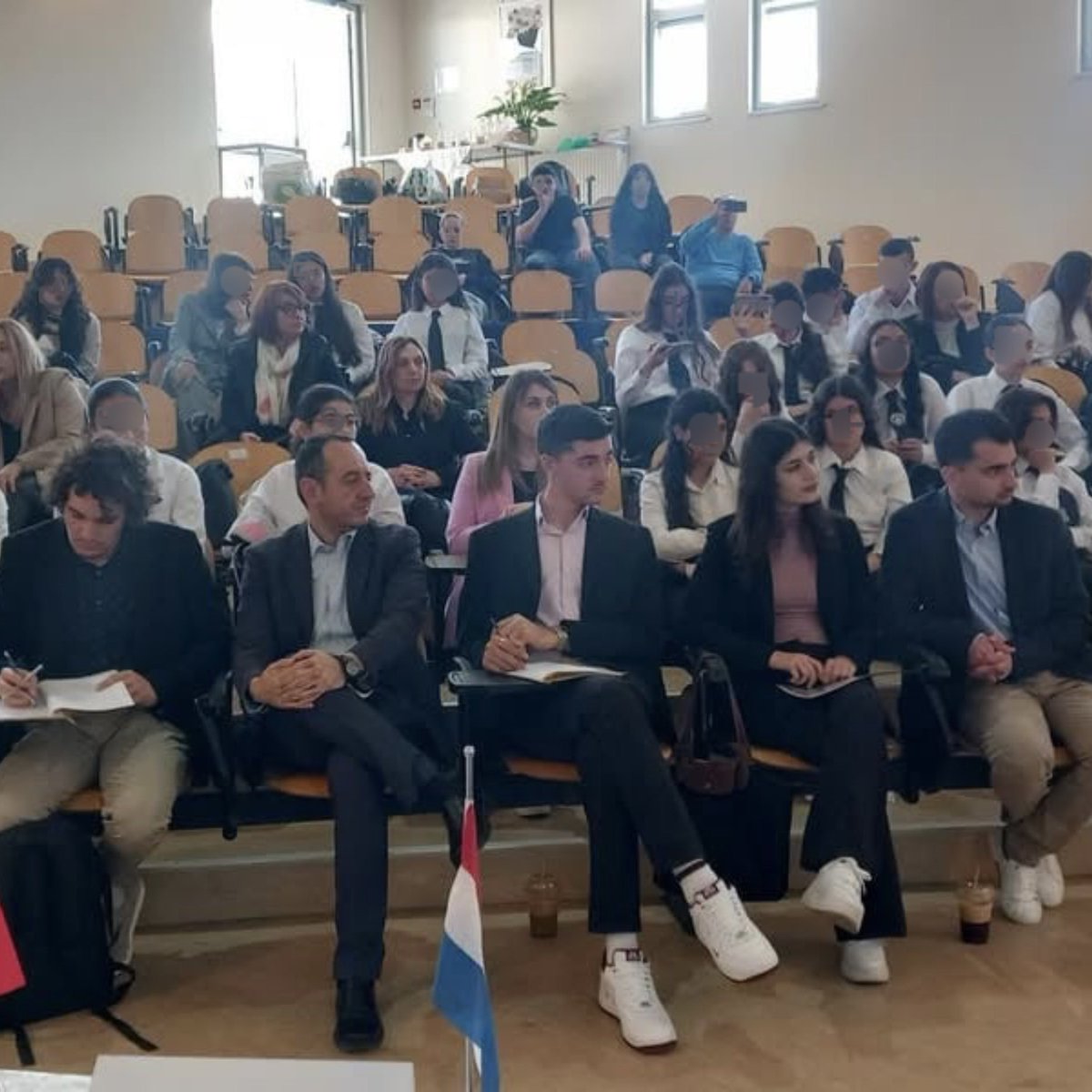 EYP_Cyprus's tweet photo. EYP Cyprus is honoured to serve on the judging panel of “Speak Up: The power of debating in schools” by @cymoec for gymnasium students. Grateful to Ms. @andia_mavromati &amp; the English Department for the trust. The insight and critical thinking shown have been truly inspiring! https://t.co/bMVPoCNVWi