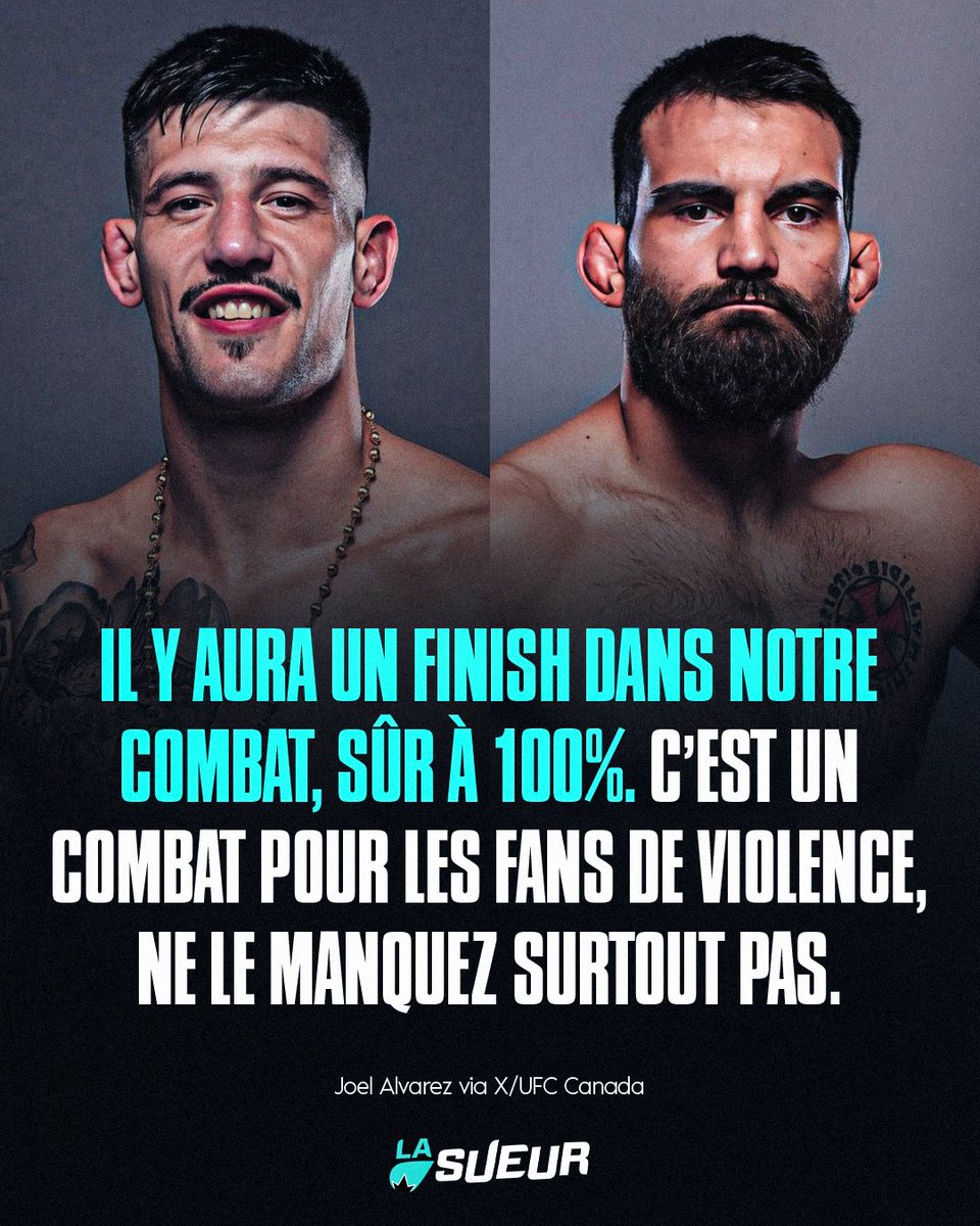 LaSueur_off's tweet photo. Joel Alvarez annonce la couleur avant son combat contre Benoît Saint Denis. 🔥

#UFC315 https://t.co/Op0qN3x9Of