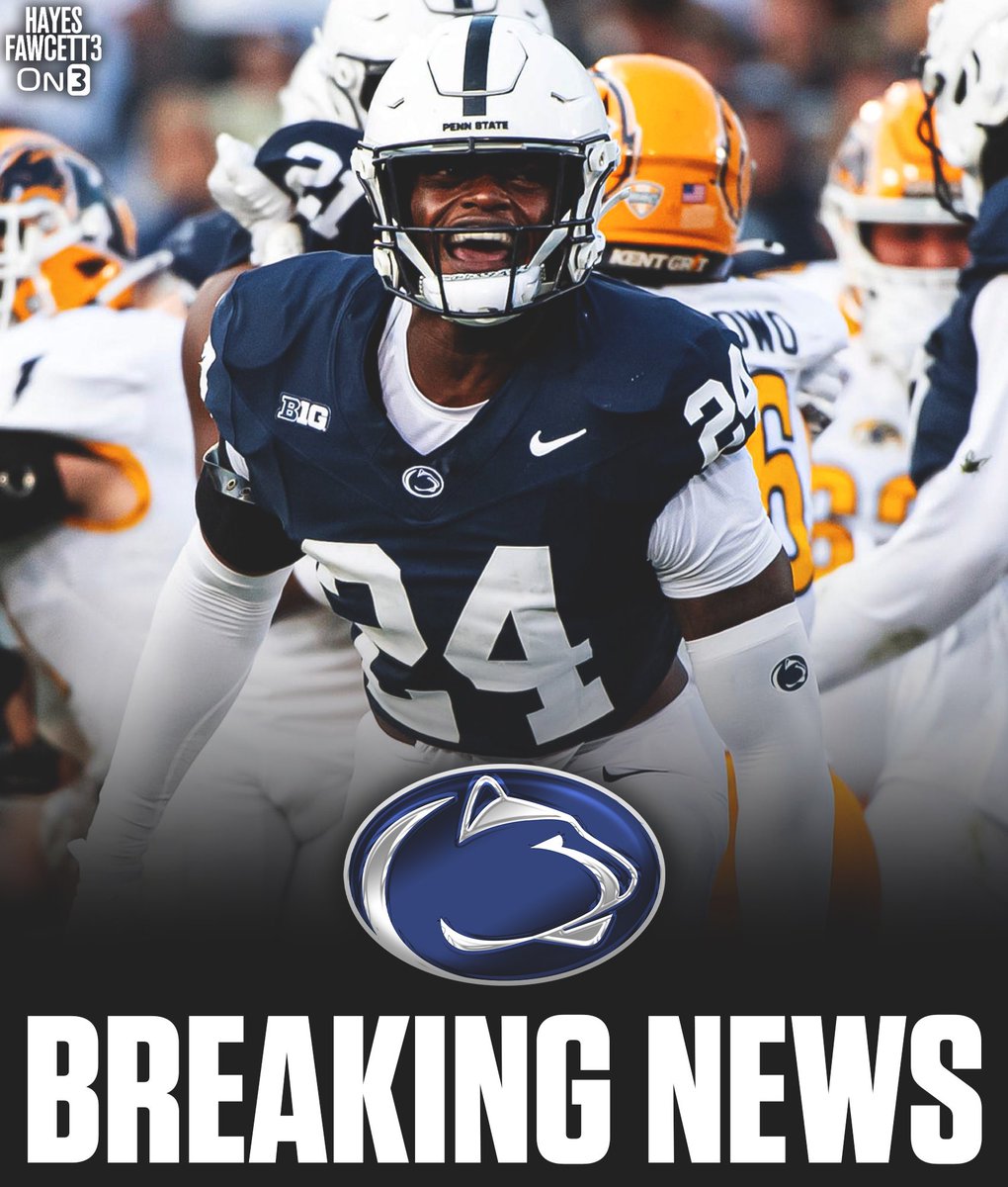 BREAKING: Penn State LB Ta’Mere Robinson is entering the Transfer Portal, he tells @on3sports 

The 6’3 230 LB appeared in 14 games in 2024

3 years of eligibility left 

on3.com/transfer-porta…