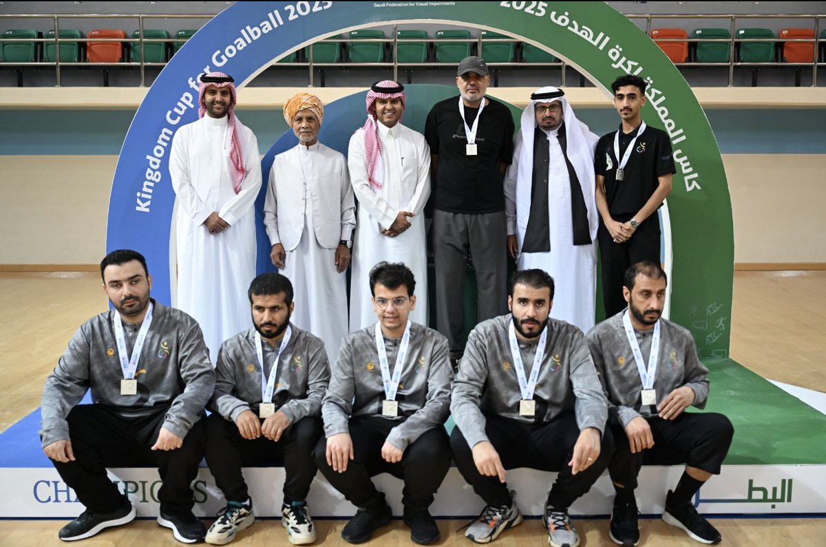 توج فريق #نادي_الرس_لذوي_الاعاقة 
بالميدالية الفضية 🥈

في منافسات كرة الهدف لكأس 
المملكة الأول 2025 
المقام في #جدة 
بتنظيم الإتحاد السعودي للإعاقات البصرية 

فخورين بإنجاز أبطالنا 
ونطمح للأفضل دائماً .