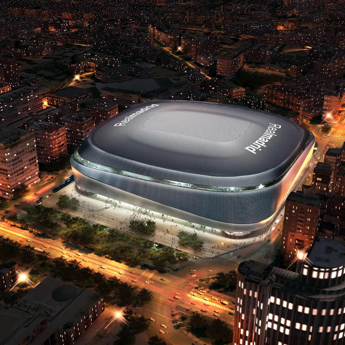 UEFA, Real Madrid'in başvurusunu onayladı.

Taraftar sesinin daha gürültülü duyulması için Bernabéu stadının üstü kapatılacak.