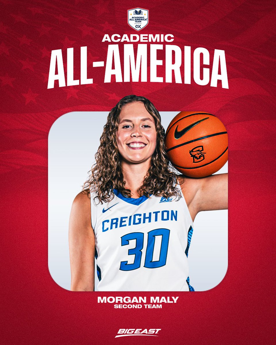 BIG EAST WBB (@bigeastwbb) on Twitter photo Congratulations to <a href="/_morggaaannnnn/">Morgan Maly</a> for earning Second Team Academic All-American Honors! Congratulations to <a href="/_morggaaannnnn/">Morgan Maly</a> for earning Second Team Academic All-American Honors!