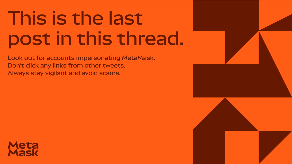 MetaMask's tweet photo. @nicksdjohnson https://t.co/lGO0bt7wbl