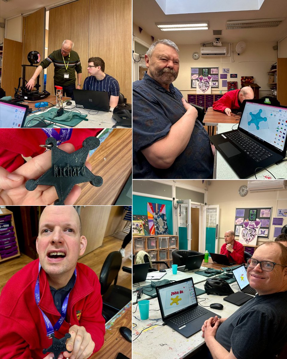 🖥️🧠 The Skills Centre ComputerXplorers group have been diving into 3D design with Tinkercad — and their progress has been amazing! 🙌
 
With expert guidance from visiting session leader Alan, they’ve been unleashing their creativity and bringing ideas to life in 3D 🎨✨