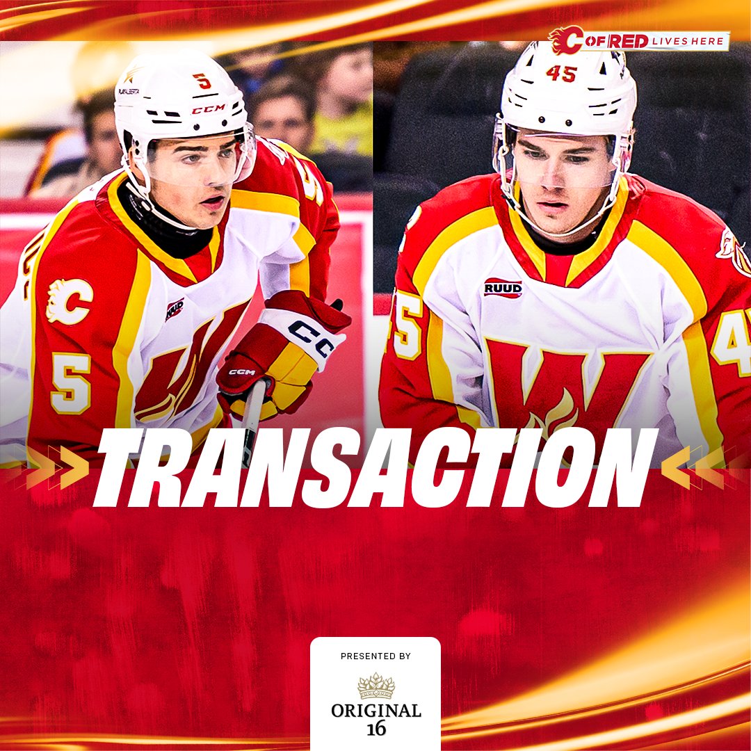 Calgary Flames (@nhlflames) on Twitter photo BRU and MORTY!
We have have recalled defenceman Hunter Brzustewicz and forward Sam Morton from the <a href="/AHLWranglers/">Calgary Wranglers</a>.
#Flames | <a href="/original16beer/">Original 16</a> BRU and MORTY!
We have have recalled defenceman Hunter Brzustewicz and forward Sam Morton from the <a href="/AHLWranglers/">Calgary Wranglers</a>.
#Flames | <a href="/original16beer/">Original 16</a>