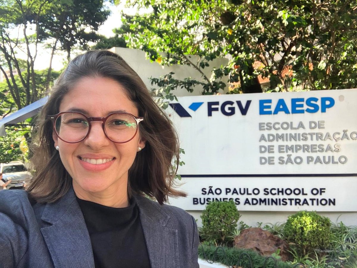 MCostasilveira's tweet photo. Since February, I’ve been teaching #OrganizationStudies in the undergraduate #BusinessAdministration program at @FGV_EAESP. It’s an honor to return to the university where I completed my PhD and to be part of a team of inspiring scholars whom I deeply admire! https://t.co/JrmEJ8d6P0