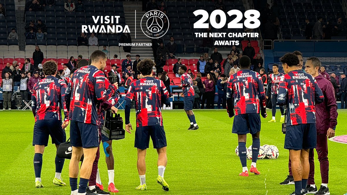 willarabbin's tweet photo. BREAKING NEWS
@visitrwanda_now and @PSG_inside have renewed their transformative partnership through 2028, building on a successful collaboration launched in 2019.
#Rwanda2theWorld
#VisitRwanda https://t.co/3bzIsRW9eb